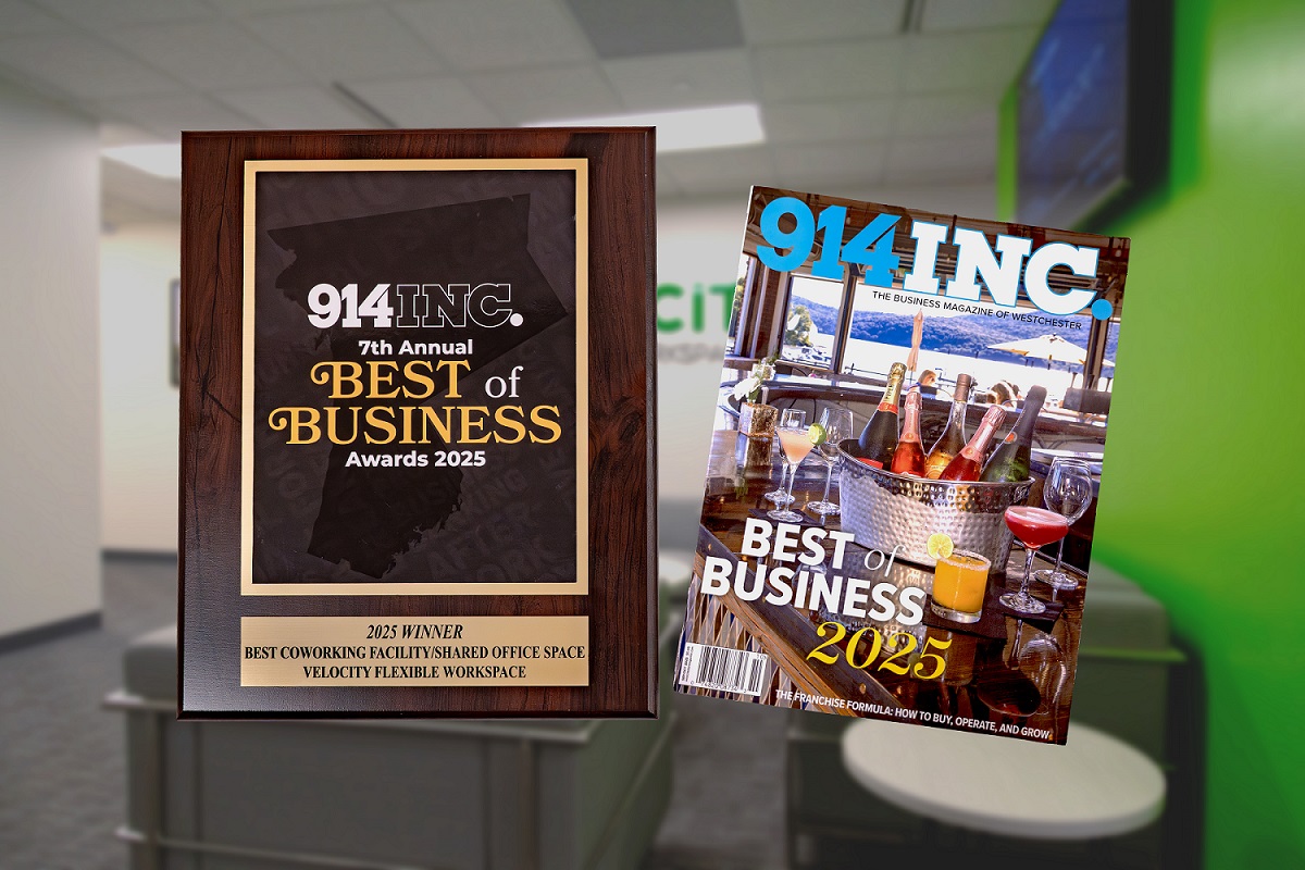 You are currently viewing Velocity Flexible Workspace Named “Best in Coworking & Shared Space”